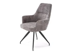 Silla giratoria de acero 58 x 88 cm