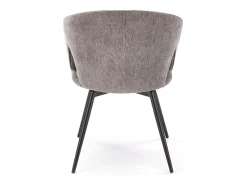 Silla giratoria de acero 57 x 78 cm
