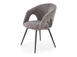 Silla giratoria de acero 57 x 78 cm