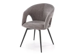 Silla giratoria de acero 57 x 78 cm