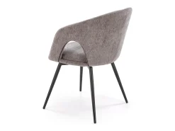 Silla giratoria de acero 57 x 78 cm