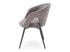 Silla giratoria de acero 57 x 78 cm