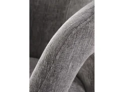 Silla giratoria de acero 57 x 78 cm