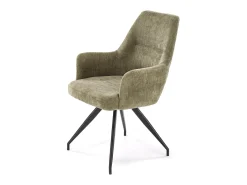 Silla giratoria de acero 58 x 88 cm