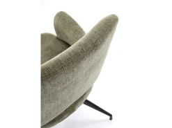 Silla giratoria de acero 58 x 88 cm