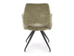 Silla giratoria de acero 58 x 88 cm