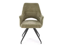 Silla giratoria de acero 58 x 88 cm