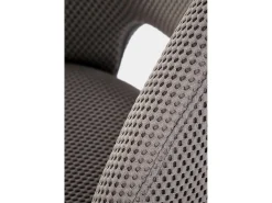 Silla giratoria de acero 52 x 79 cm