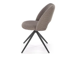 Silla giratoria de acero 52 x 79 cm