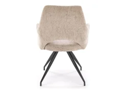 Silla giratoria de acero 58 x 88 cm