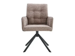 Silla giratoria de tela colección PLUMO color arena