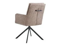 Silla giratoria de tela colección PLUMO color arena