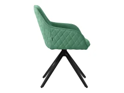 Silla giratoria Silla de comedor Sillón Giratorio 360 grados Silla de salón Verd