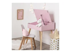 Silla infantil madera rosa Nordic petit 56,5x31x32cm