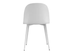 Silla ''JASMON'' Cojín PU Blanco, dimensiones H81 x L51 x P44, ideal para tu cocina o comedor.