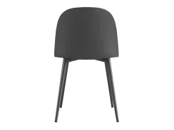 Silla ''JASMON'' cojín PU Gris, dimensiones H81 x L51 x P44, ideal para tu cocina o comedor.