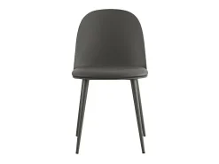 Silla ''JASMON'' cojín PU Gris, dimensiones H81 x L51 x P44, ideal para tu cocina o comedor.