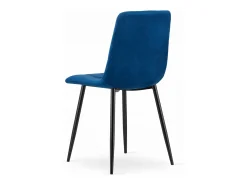 Silla KARA - terciopelo azul marino x 1