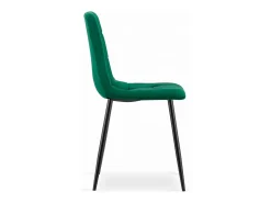 Silla KARA - terciopelo verde oscuro x 1
