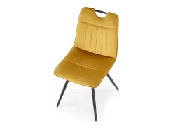 Silla K521/Terciopelo/Amarillo