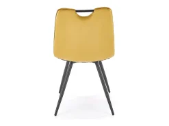 Silla K521/Terciopelo/Amarillo