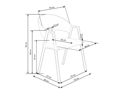 Silla K473/Terciopelo/Verde