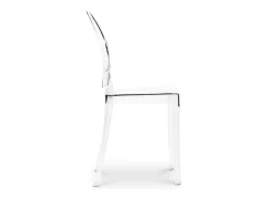 Silla Louiva gris transparente-Color Transparente