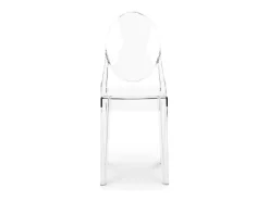 Silla Louiva gris transparente-Color Transparente