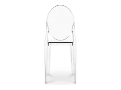 Silla Louiva gris transparente-Color Transparente