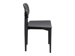Silla madera haya maciza Negro SANDRO