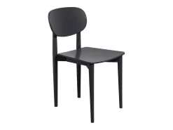 Silla madera haya maciza Negro SANDRO