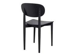 Silla madera haya maciza Negro SANDRO