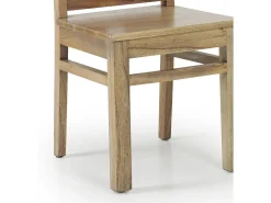 Silla Mazari Natural Mindy de madera maciza