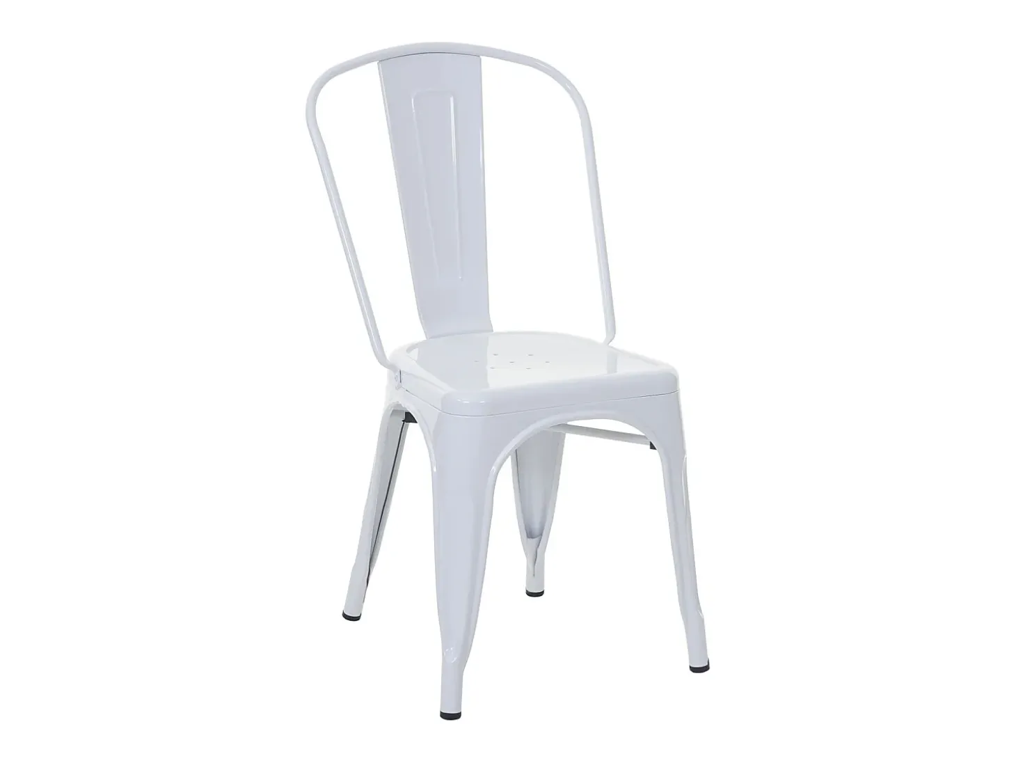 Silla MCW-A73 metal (juego de 4), blanco