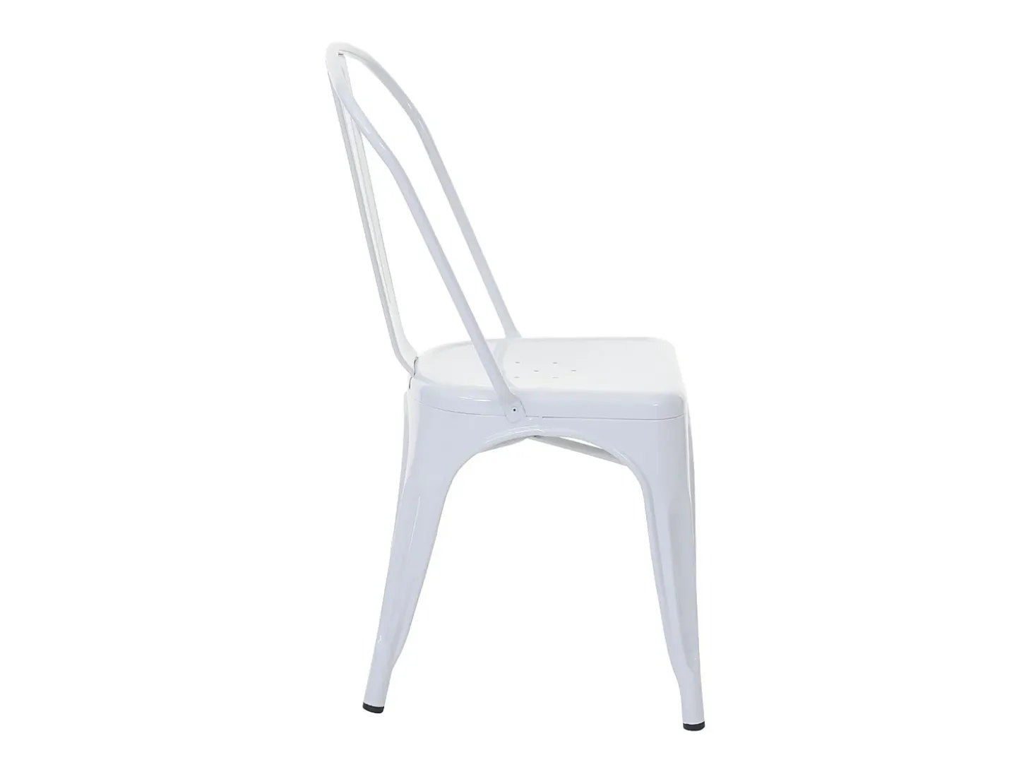 Silla MCW-A73 metal (juego de 4), blanco