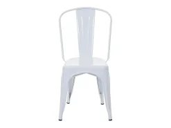 Silla MCW-A73 metal (juego de 4), blanco
