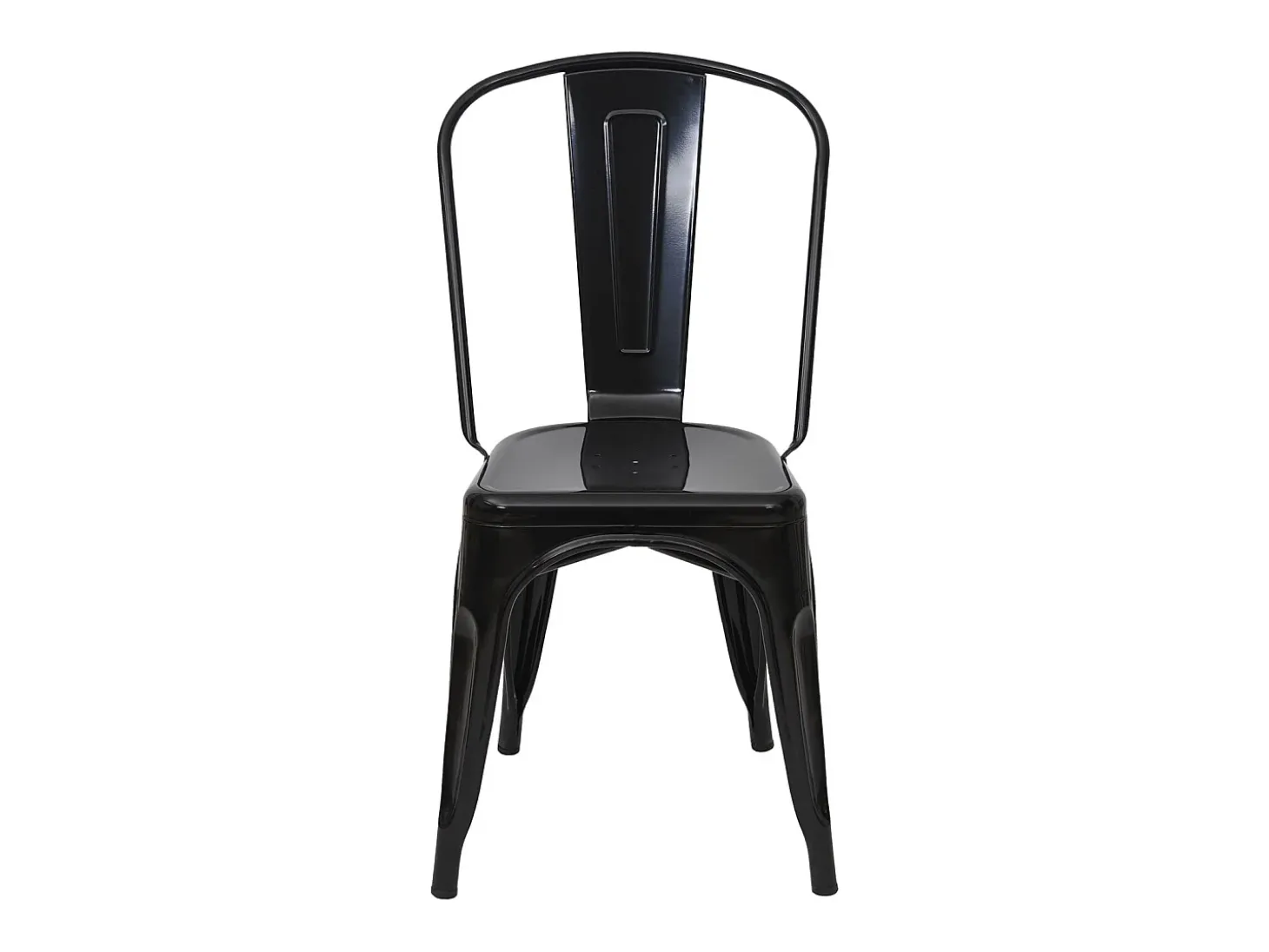 Silla MCW-A73 metal (juego de 4), negro