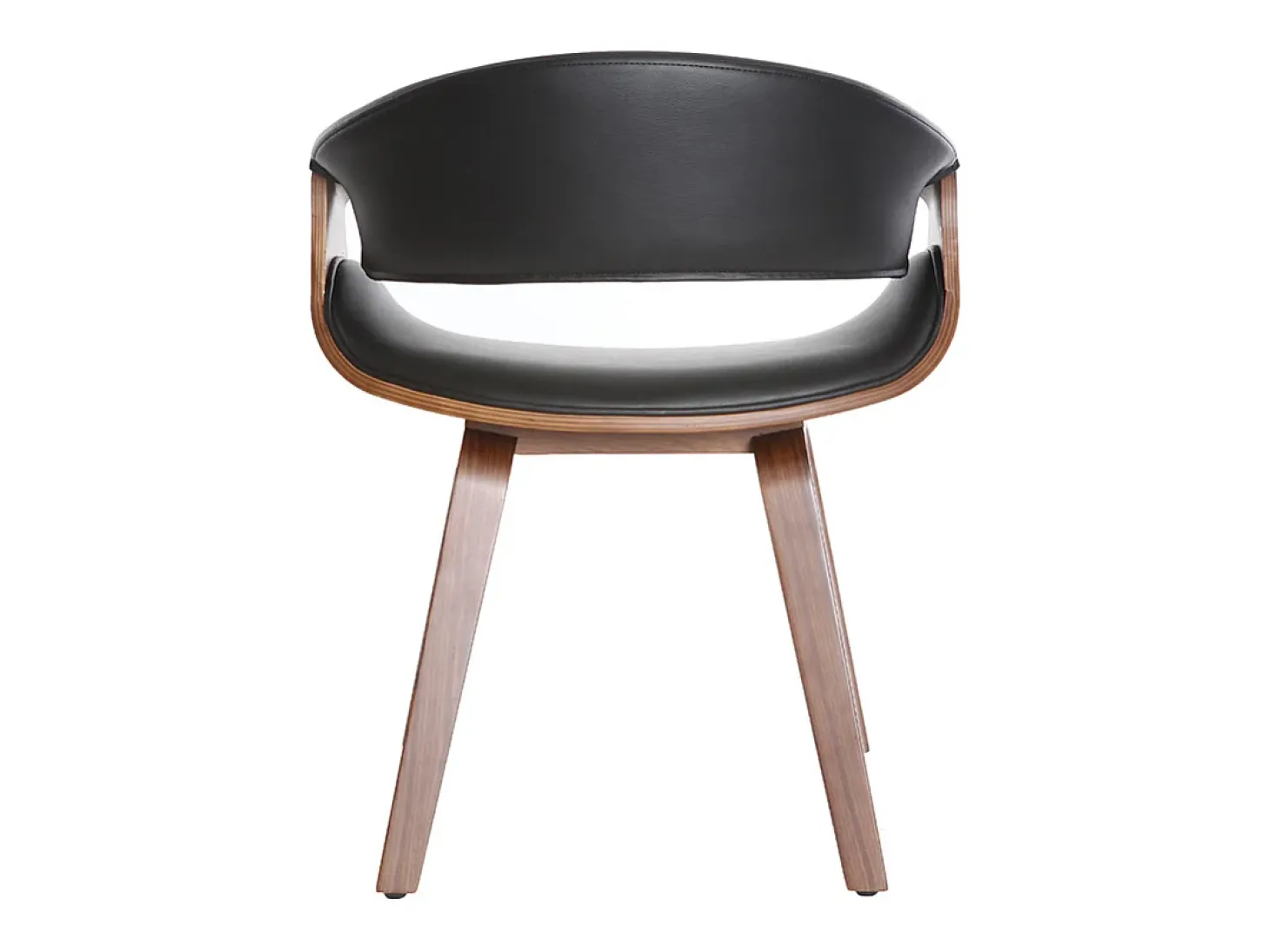 Silla nórdica negro y madera oscura ARAMIS