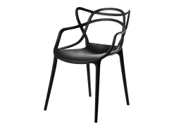 Silla original con reposabrazos Valentino.-Color Gris claro