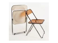 Silla plegable Marta blanca - Juego de 2