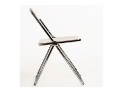 Silla plegable Marta blanca - Juego de 2