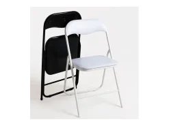 Silla plegable Taly blanca - Juego de 2