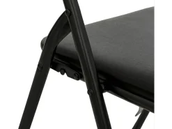 Silla plegable Taly negra - Juego de 2