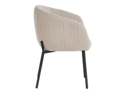 Silla SEVILLA Tela rizada color Arena, dimensiones H79 x L57 x P62, ideal para tu cocina o comedor.