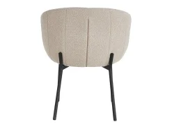 Silla SEVILLA Tela rizada color Arena, dimensiones H79 x L57 x P62, ideal para tu cocina o comedor.