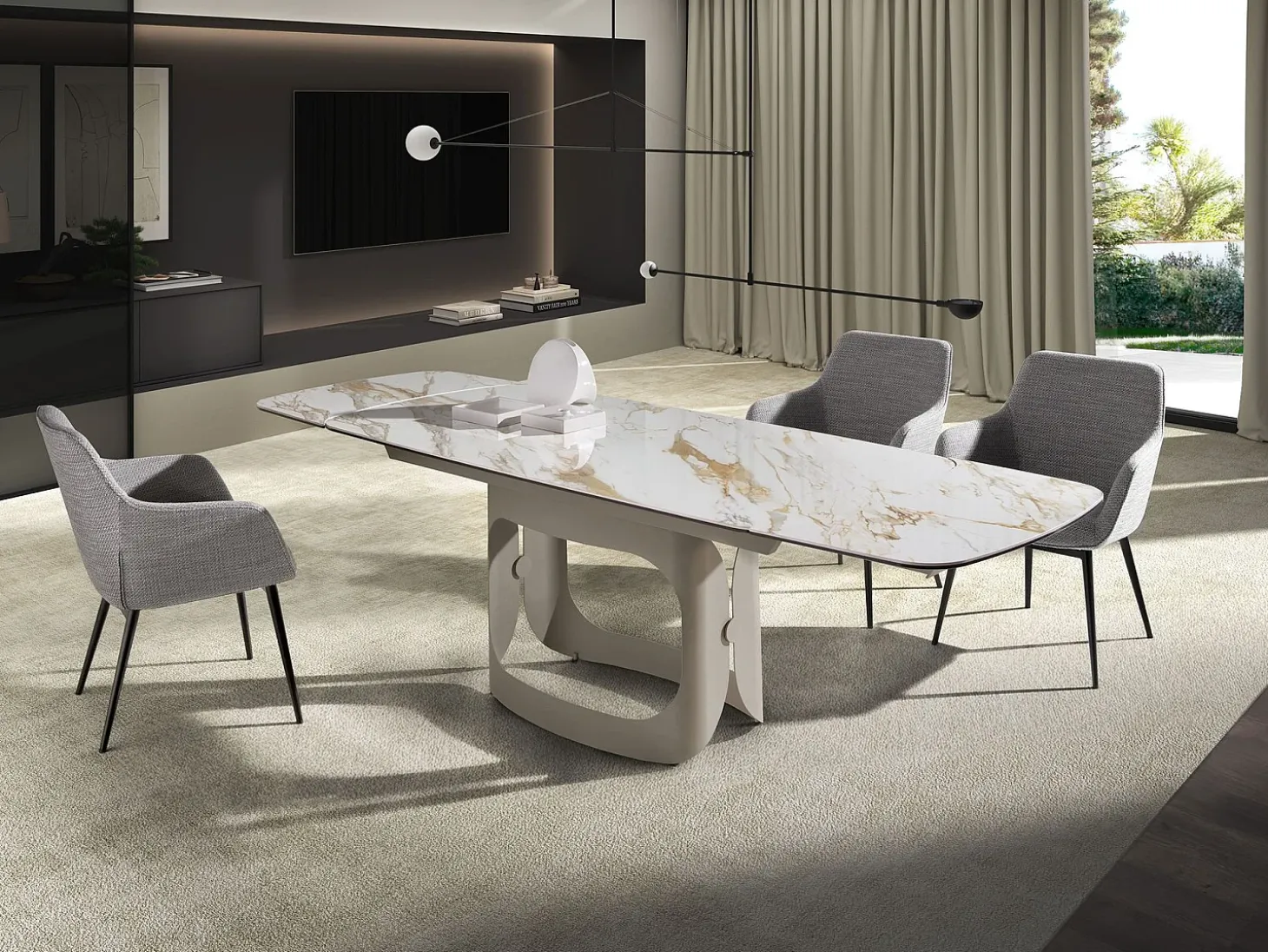 Silla tela gris 4222 ANGEL CERDA