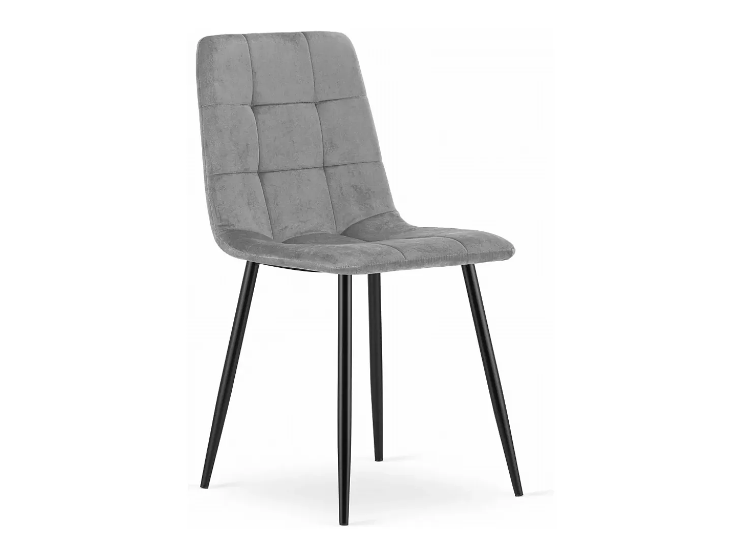 Silla Valora PYRA, terciopelo gris claro, diseño moderno (x3)