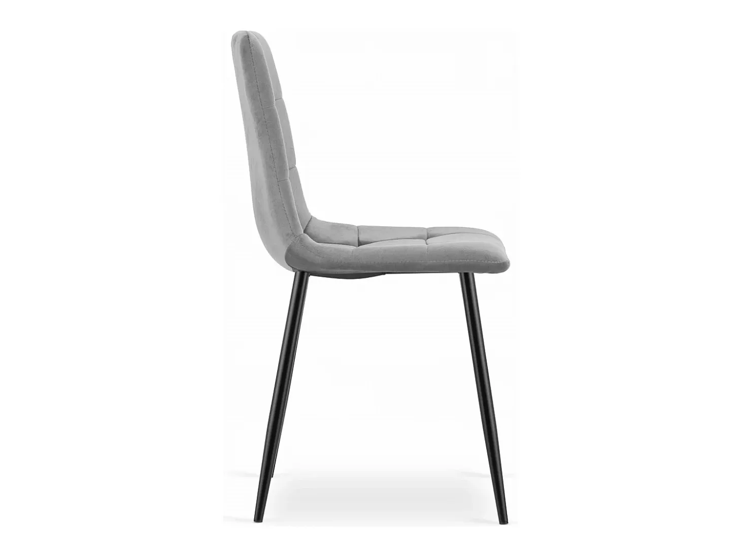 Silla Valora PYRA, terciopelo gris claro, diseño moderno (x3)