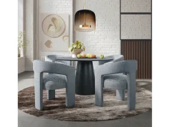 Silla 62x75x58 cm azul claro Leith LET71B