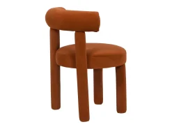 Silla 62x80x58 cm marrón Leith LET77S